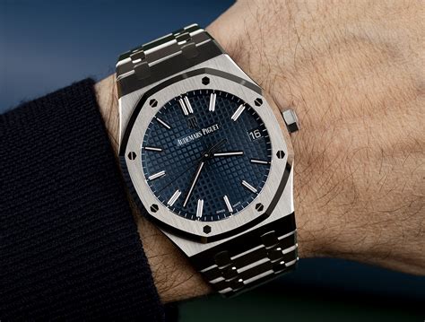 blue audemars piguet royal oak|Audemars Piguet royal oak prices.